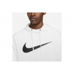 Nike Dry Graphic Dri-FIT Ανδρικό Φούτερ με Κουκούλα Λευκό