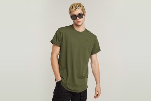 G-Star Lash R T S-S T-Shirt Ανδρικό (D16396-B353-723 COMBAT)