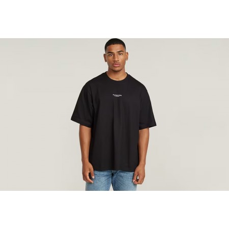 G-Star Center Chest Ανδρικό Κοντομάνικο T-Shirt Μαύρο