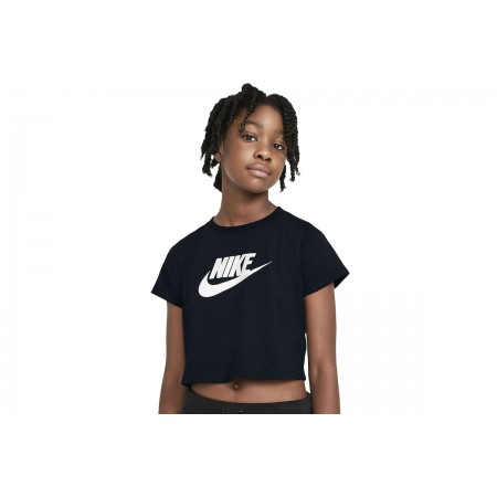 Nike Crop Top Κοντομάνικο 