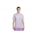 Nike Icon Swoosh Ανδρικό Κοντομάνικο T-Shirt Λιλά
