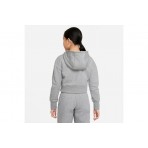 Nike Sportswear Club Παιδικό Φούτερ με Κουκούλα Γκρι