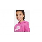 Nike Sportswear Club Παιδικό Φούτερ με Κουκούλα Φούξια