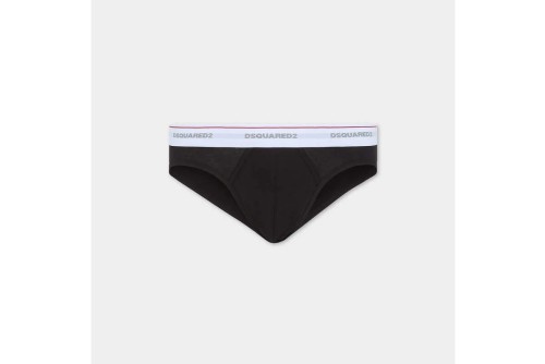 Dsquared2 Basic Cotton Stretch Εσώρουχο Σλιπ 3-Τεμάχια (DCX300060 00114)
