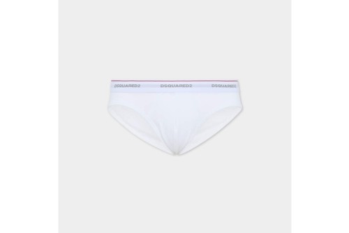 Dsquared2 Basic Cotton Stretch Εσώρουχο Σλιπ 3-Τεμάχια (DCX300060 98413)