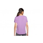Nike Dri-Fit One Γυναικείο Κοντομάνικο T-Shirt Λιλά (DD0638 532)