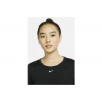 Nike Dri-FIT One Γυναικεία Μακρυμάνικη Μπλούζα Μαύρη