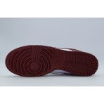 Nike Dunk Low Retro Ανδρικά Sneakers Μπορντό, Λευκά