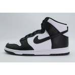 Nike Dunk High Top Retro Ανδρικά Sneakers Μαύρα, Λευκά