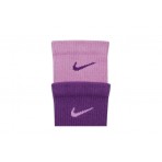 Nike Unisex Ψηλές Κάλτσες 2 Τεμάχια Μωβ & Λιλά