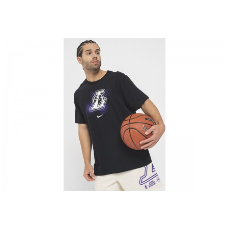 Nike Nba Los Angeles Lakers Dri-Fit T-Shirt Ανδρικό 