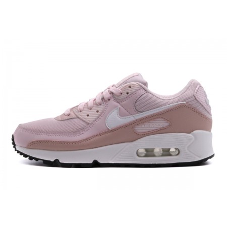 Nike Air Max 90 Γυναικεία Sneakers Ροζ, Λευκά