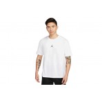 Jordan Dri-FIT Sport Ανδρικό Κοντομάνικο T-Shirt Λευκό