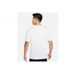 Jordan Dri-FIT Sport Ανδρικό Κοντομάνικο T-Shirt Λευκό