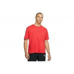 Jordan Dri-FIT Sport Ανδρικό Κοντομάνικο T-Shirt Κόκκινο