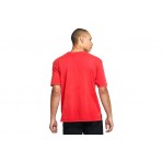Jordan Dri-FIT Sport Ανδρικό Κοντομάνικο T-Shirt Κόκκινο