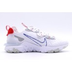 Nike React Vision Ανδρικά Sneakers Λευκά, Κόκκινα, Μπλε, Γκρι