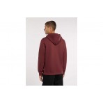 Dickies Oakport Ανδρικό Φούτερ με Κουκούλα Μπορντό