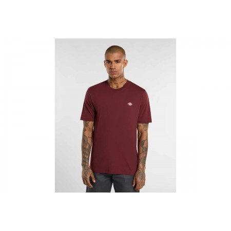 Dickies Mapleton Ανδρικό Κοντομάνικο T-Shirt Μπορντό