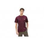 Dickies SS Mapleton Ανδρικό Κοντομάνικο T-Shirt Μπορντό