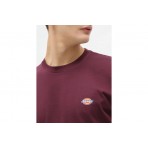 Dickies SS Mapleton Ανδρικό Κοντομάνικο T-Shirt Μπορντό