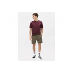 Dickies SS Mapleton Ανδρικό Κοντομάνικο T-Shirt Μπορντό