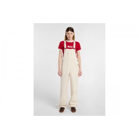 Dickies Bib Egret Τζιν Σαλοπέτα Γυναικεία 
