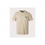 Dickies Service Station Ανδρικό Κοντομάνικο T-Shirt Μπεζ