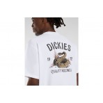 Dickies Snake Ανδρικό Κοντομάνικο T-Shirt Λευκό