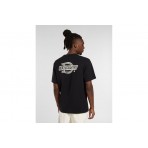 Dickies Wood Logo Ανδρικό Κοντομάνικο T-Shirt Μαύρο