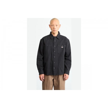 Dickies Canvas Ανδρικό Μακρυμάνικο Πουκάμισο Μαύρο