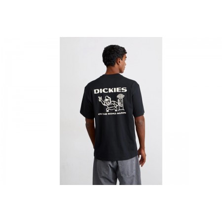 Dickies Burns Ανδρικό Κοντομάνικο T-Shirt Μαύρο