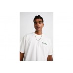 Dickies Burns Ανδρικό Κοντομάνικο T-Shirt Εκρού