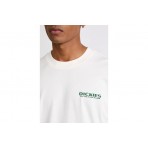 Dickies Burns Ανδρικό Κοντομάνικο T-Shirt Εκρού