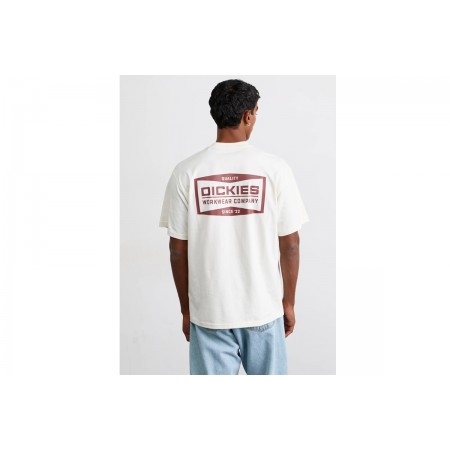 Dickies Bolivar Ανδρικό Κοντομάνικο T-Shirt Εκρού