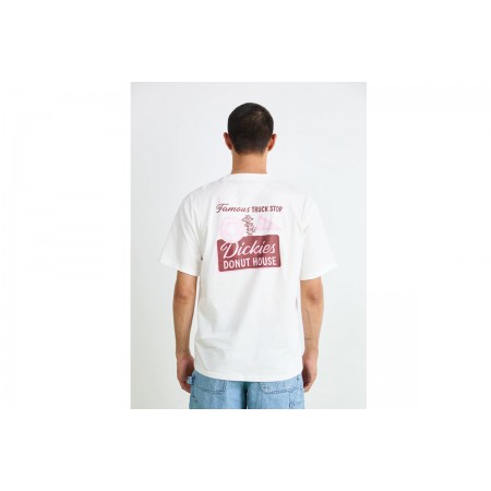 Dickies Donut House Ανδρικό Κοντομάνικο T-Shirt Λευκό