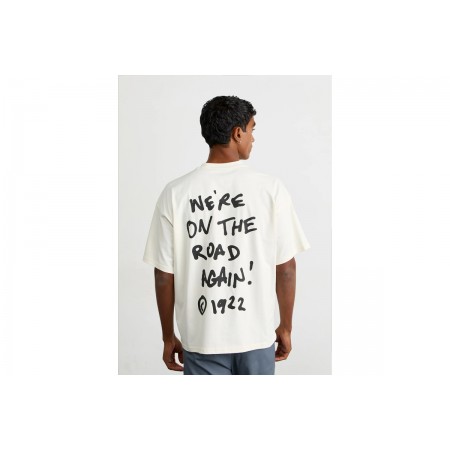Dickies Sneedville Ανδρικό Κοντομάνικο T-Shirt Εκρού