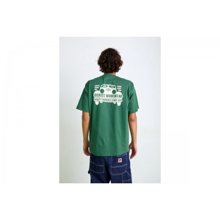 Dickies Gordonsville Ανδρικό Κοντομάνικο T-Shirt Κυπαρισσί
