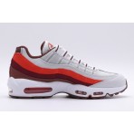 Nike Air Max 95 Ανδρικά Sneakers Λευκά, Κόκκινα, Μπορντό