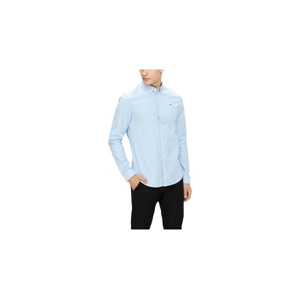 Tommy Jeans Tjm Slim Stretch Oxford Shirt Πουκάμισο Μακρυμάνικο Ανδρικό (DM0DM09594 C4E)
