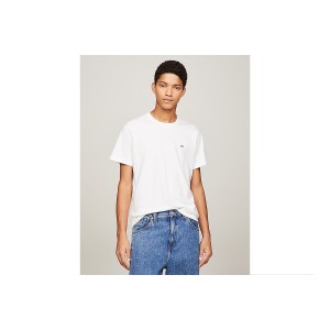 Tommy Jeans Slim Jersey C Neck Ext T-Shirt Ανδρικό (DM0DM09598 YBR)