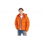 Tommy Jeans Alaska Ανδρικό Puffer Μπουφάν Πορτοκαλί