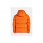 Tommy Jeans Alaska Ανδρικό Puffer Μπουφάν Πορτοκαλί