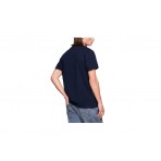 Tommy Jeans Slim Essential Flag Ανδρικό Κοντομάνικο T-Shirt Μπλε Σκούρο