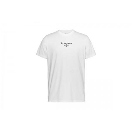 Tommy Jeans Ανδρικό Κοντομάνικο T-Shirt Λευκό