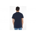 Tommy Jeans Slim Pique T-Shirt Ανδρικό