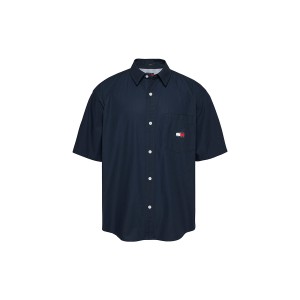 Tommy Jeans Easy Poplin Ss Πουκάμισο Κοντομάνικο Ανδρικό (DM0DM18885 C1G)