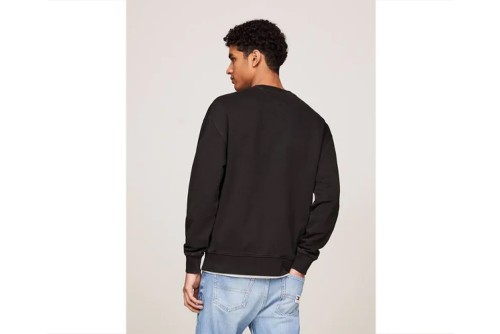 Tommy Jeans Relaxed Big Flag Μπλούζα Με Λαιμόκοψη Ανδρική (DM0DM19222 BDS)