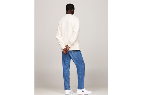 Tommy Jeans Rlx Melange Flag Crew Ext Μπλούζα Με Λαιμόκοψη Ανδρική (DM0DM19756 YBH)