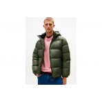 Tommy Jeans Water Repellent Down Hooded Ανδρικό Puffer Μπουφάν με Κουκούλα